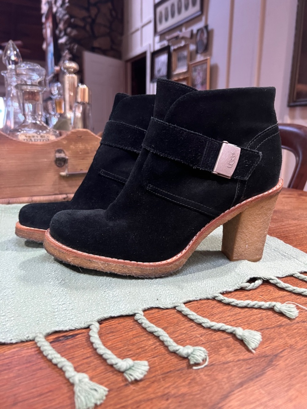 UGG Brienne Suede Ankle Booties